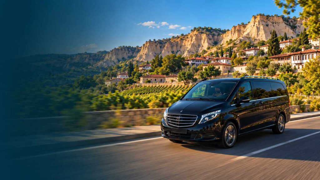 Private Sofia Airport to Melnik transfer by minivan