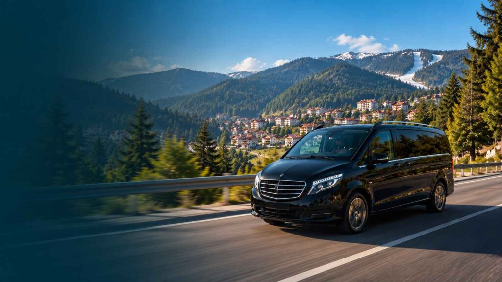 Private Sofia Airport to Razlog transfer by minivan